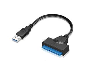 Adaptador de disco duro USB 3.0 a SATA GeekerChip, para SSD/HDD 2.5 pulgadas, convertidor externo UASP 6 Gbps