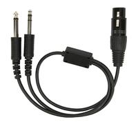 Adaptador de doble enchufe para aviación general, conectores dobles a adaptador macho Airbus XLR5Pin, conversión de alta calidad que garantiza una