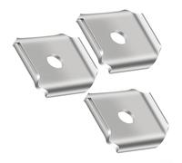 Adaptador de doble hoja tipo X de acero inoxidable para cortacésped, convierte la descarga lateral en mantillo eficiente, rendimiento de corte equilibrado, kit de mejora de jardín de 3 unidades