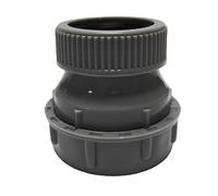 Adaptador de drenaje de fregadero de 1 1/4 a 1 1/2, acoplamiento de extensión con conexión de junta deslizante, adaptador de trampa de 1-1/2 x 1-1/4 pulgadas, adaptador de tubo reductor de