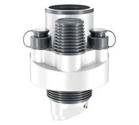 Adaptador de drenaje de fregadero de anillo de sellado para fontanería de lavabo de cocina, accesorio de drenaje antiolor con diseño de ahorro de espacio, conector de tubo de plástico fácil de