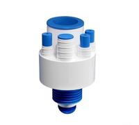Adaptador de drenaje de fregadero de cocina de salida múltiple de 5 vías con flujo eficiente y prevención para lavavajillas lavadora y filtro de agua