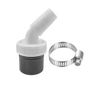 Adaptador de drenaje de lavadora de conexión rápida para espacios pequeños Adaptador de drenaje de lavadora lavadora de cocina suelta cremallera de metal