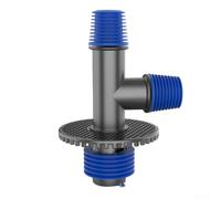 Adaptador de drenaje de suelo de lavadora con ajuste seguro y conector de alcantarillado 2 en 1 para aplicaciones de drenaje de lavandería y ducha (B)