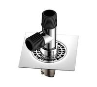 Adaptador de drenaje de suelo de lavadora, conector de tubo de codo de alcantarillado, sellado duradero de suelo de lavandería para alcantarillado de lavandería