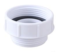 Adaptador de drenaje para fregadero, 1.5 a 1.25 pulgadas, reductor de tubería, conecta diferentes tamaños para una transición sin costuras, material de polipropileno para reparación de fregadero de