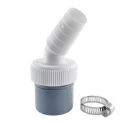 Adaptador de drenaje para lavadora DN 40 mm - Conexión de drenaje universal, adaptador de drenaje de sifón para manguera con entrada de 19-24 mm y salida 40 mm [Clase energética A]