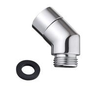 Adaptador de ducha de mano de 135 grados, adaptador de manguera de ducha, pieza articulada para alcachofa de ducha, ángulo para ducha de mano, adaptador de cabezal giratorio, adaptador para manguera