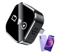 Adaptador de duplicación de pantalla para automóvil - Cable a convertidor de streaming inalámbrico para medios de vehículos | Adaptador de pantalla para coche para conexión de audio, emparejamiento y