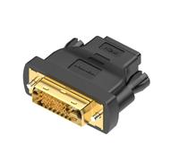 Adaptador de dvi (24+1) macho a hdmi hembra - negro - vention