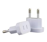 Adaptador De EE.UU. A UE, Convertidor De Carga Universal, Adaptador Portátil Con Protección De Sobrecarga Para Viajes De Negocios Hoteles Internacionales