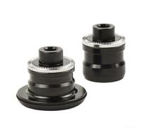Adaptador de eje de bicicleta, Hub QR de liberación rápida a eje pasante, convertidor de tapa de extremo 9-15/10-12 mm, kit de conversión de rueda (12S x 135 mm)