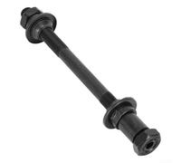 Adaptador de eje de buje de liberación rápida para bicicleta eje hueco delantero y trasero, material de acero al carbono para conversión de eje estándar (trasero)