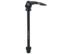 Adaptador de eje pasante para bicicleta de 135 x 10 mm, palanca de liberación rápida de aleación para MTB Road para ruedas de bicicleta, accesorio de componente de ciclismo negro