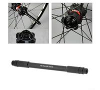 Adaptador de eje pasante para buje trasero de bicicleta, 135142148 x 12 mm a liberación rápida de 10 mm, negro (142 mm)