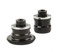 Adaptador de eje pasante para cubo de bicicleta, tapa de extremo de liberación rápida QR, aleación de aluminio M9 a 15 mm frontal y convertidor trasero M10 a 12 mm para velocidades de 8-11/12, 100 mm