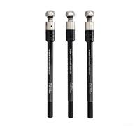 Adaptador de eje pasante para remolque de bicicleta, construcción de metal, rosca M12 x 1/1.5/1.75, longitud de 160-178 mm, para bicicletas de carretera de montaña (M1.5 x 178 mm)