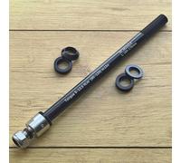 Adaptador de eje pasante para remolque de bicicleta, convertidor de eje pasante, para ejes traseros de 160-178 mm, enganche estable para remolque de bicicleta (M12 x P1.0-160-178 mm)