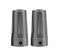 Adaptador de eje recto trasero de aleación de aluminio Mavaol para pieza de coche AXIAL AX90056 Wrangler RC (AX30789T Titanium Gray)