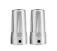Adaptador de eje recto trasero de aleación de aluminio Mavaol para pieza de coche AXIAL AX90056 Wrangler RC (AX30789S silver)