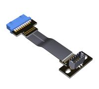 Adaptador de encabezado interno USB 3.0 a USB 3.1 Tipo C Panel frontal Tipo E hembra