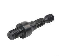 Adaptador de enchufe autorroscante con vástago hexagonal de 1/4 pulgadas para aplicaciones de taladro eléctrico con roscas M6 M8 M10 adecuado para pernos de suspensión y tuercas de inserción (dientes
