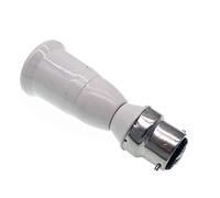 Adaptador de enchufe B22 a E27, convertidor de bayoneta a rosca Edison de 95 mm BC casquillo de bayoneta de tornillo extensor de bombilla adaptador adaptador (2, B22-E27,95 mm)