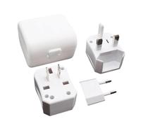 Adaptador De Enchufe | Cable De Carga para Tomas Corriente | Adaptador Internacional Portátil para Viajes con Múltiples Tomas Compatible con Teléfonos Y Portátiles
