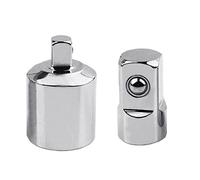 Adaptador de enchufe cromado de acero inoxidable con trinquete de 1/2 a /4 pulgadas/4 a /2 pulgadas para convertidor reductor de llave