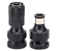 Adaptador de Enchufe Cuadrado, Adaptador de Enchufe de Cambio Rápido Adaptador de Mandril Llave De 1/2 1/4 Pulgadas Adaptador de Mandril de Taladro de Vástago Hexagonal Cabeza de Conversión Común