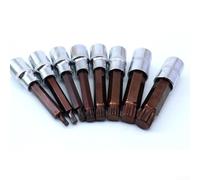 Adaptador de enchufe de 1/2 pulgada con broca de destornillador de 12 puntos, longitud de 100 mm para llaves eléctricas y de trinquete para reparación de carpintería y piezas de automóviles (M5)