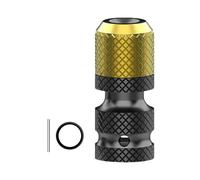 Adaptador de enchufe de 1/4 pulgadas a adaptador de trinquete hexagonal de 1/4 pulgadas para llave de impacto, portabrocas de taladro, adaptador de enchufe