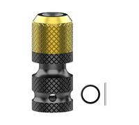Adaptador de enchufe de 1/4 pulgadas para 1/4 pulgadas hexagonal trinquete zócalo adaptador de zócalo para impacto taladro de tornillo Chucks herramienta de mantenimiento del hogar