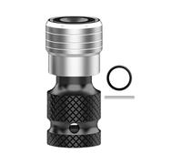 Adaptador de enchufe de 1/4 pulgadas para 1/4 pulgadas hexagonal trinquete zócalo adaptador de zócalo para impacto taladro de tornillo Chucks herramienta de mantenimiento del hogar