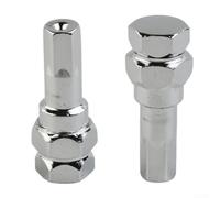 Adaptador de enchufe de afinador de acero de 62 mm para tuercas de rueda de 12 mm con asiento cónico de 60 grados y compatibilidad de accionamiento hexagonal dual 3/4 y 13/16