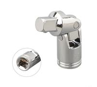 Adaptador de enchufe de articulación/10.2 cm 3/20.3 cm/5.1 cm conector giratorio para barra de extensión de trinquete, herramienta de llave flexible de acero al cromo vanadio (3-8 pulgadas)