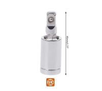 Adaptador de enchufe de barra de ángulo recto con trinquete de 360 grados, acoplador universal, convertidor