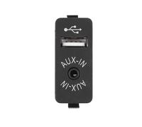 Adaptador de Enchufe de Entrada Auxiliar USB de Coche Enchufe AUX para E81 E87 E90 F10 F12 E70 X4 X5 X6