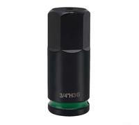 Adaptador de enchufe de grado industrial T25H10 a H36 para llave de impacto de 3/4 pulgadas con construcción de acero MO forjado en frío (10 mm)