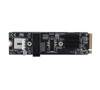 Adaptador de Enchufe de Panel Frontal USB 3.1 Tipo E para Placas Base Conectividad de Alta Velocidad de 5 Gbps con Diseño Fácil Plug and Play Compacto 22 X 80 Mm