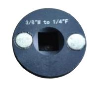 Adaptador de enchufe de rodamiento automotriz delgado apilable construcción herramienta de efecto apilable de 1/4 a 3/8 pulgadas para coche recubierto de fosfato de manganeso