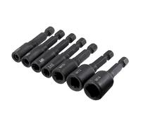 Adaptador de enchufe de rosca de vástago hexagonal de 1/4 - M14 Tornillo de estrías rectas HSS