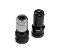 Adaptador de enchufe de vástago práctico destornillador de liberación rápida para llave de carraca y destornillador