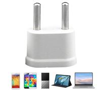Adaptador de enchufe de viaje europeo, convertidor para viajes europeos - Enchufe adaptador para enchufes de EE. UU. a Europa - Cargador de pared mundial, adaptador de viaje, enchufe internacional par