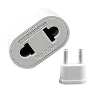 Adaptador de enchufe de viaje europeo, convertidor para viajes europeos,Enchufe multifuncional para viajes - Cargador de pared con adaptador de viaje mundial, enchufe internacional portátil para orden