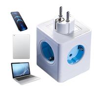 Adaptador De Enchufe De Viaje - Toma de Pared,Adaptador Portátil USB con Protección contra Sobretensiones para Viajeros