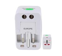 Adaptador De Enchufe Eléctrico | Adaptador De Viaje Internacional,Estados Reino Australia UE Equipo De Carga Portátil Con Protección De Sobretensión Para Colegas