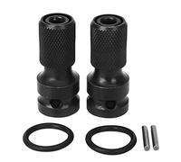 Adaptador de enchufe hexagonal de 1/2 a 1/4 de accionamiento cuadrado de liberación rápida para llave de trinquete de impacto