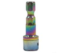 Adaptador de enchufe hexagonal de 8 mm de alto, juego de destornilladores de torsión - A prueba de óxido, revestimiento de fosfato negro, reductor de vástago hexagonal para llave de impacto