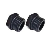 Adaptador de enchufe hexagonal resistente a la corrosión, conector de fluido, accesorios de aluminio anodizado negro para combustibles, aceite, sistemas de aire, adaptador de combustible resistente al